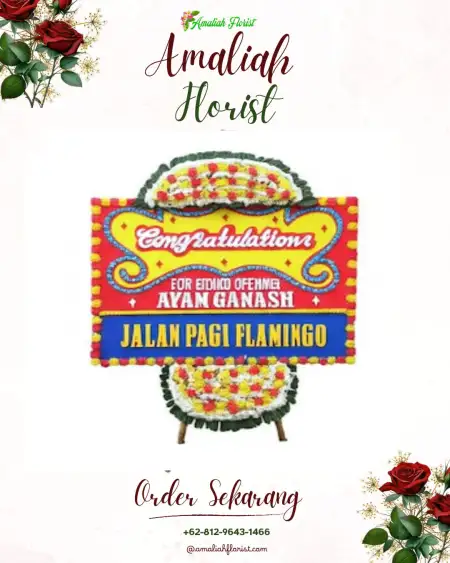 Sewa Papan Bunga Bukit Gado Gado